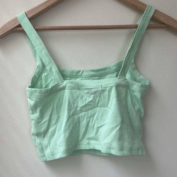 Green Crop Top (Forever 21) - Picture 2 of 3
